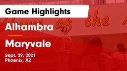 Alhambra  vs Maryvale  Game Highlights - Sept. 29, 2021