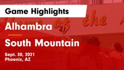 Alhambra  vs South Mountain  Game Highlights - Sept. 30, 2021