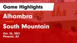 Alhambra  vs South Mountain  Game Highlights - Oct. 26, 2021