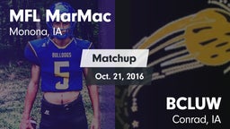 Matchup: MFL MarMac High vs. BCLUW  2016