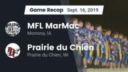 Recap: MFL MarMac  vs. Prairie du Chien  2019