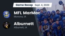 Recap: MFL MarMac  vs. Alburnett  2020
