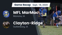 Recap: MFL MarMac  vs. Clayton-Ridge  2020