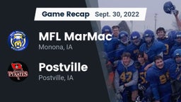Recap: MFL MarMac  vs. Postville  2022