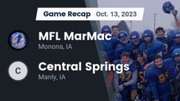 Recap: MFL MarMac  vs. Central Springs  2023