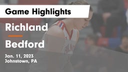 Richland  vs Bedford  Game Highlights - Jan. 11, 2023