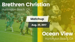 Matchup: Brethren Christian vs. Ocean View  2017