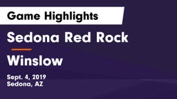 Sedona Red Rock  vs Winslow Game Highlights - Sept. 4, 2019