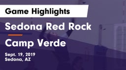 Sedona Red Rock  vs Camp Verde  Game Highlights - Sept. 19, 2019