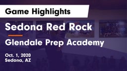 Sedona Red Rock  vs Glendale Prep Academy  Game Highlights - Oct. 1, 2020