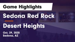 Sedona Red Rock  vs Desert Heights Game Highlights - Oct. 29, 2020
