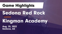 Sedona Red Rock  vs Kingman Academy  Game Highlights - Aug. 25, 2022