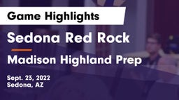 Sedona Red Rock  vs Madison Highland Prep Game Highlights - Sept. 23, 2022