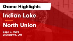 Indian Lake  vs North Union  Game Highlights - Sept. 6, 2022