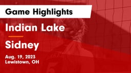 Indian Lake  vs Sidney  Game Highlights - Aug. 19, 2023