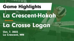 La Crescent-Hokah  vs La Crosse Logan Game Highlights - Oct. 7, 2023