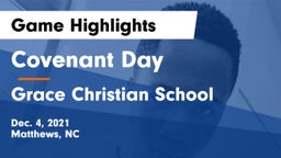Covenant Day  vs Grace Christian School  Game Highlights - Dec. 4, 2021