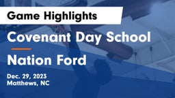 Covenant Day School vs Nation Ford  Game Highlights - Dec. 29, 2023