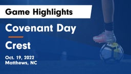 Covenant Day  vs Crest  Game Highlights - Oct. 19, 2022
