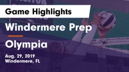 Windermere Prep  vs Olympia  Game Highlights - Aug. 29, 2019