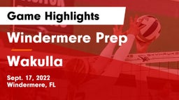 Windermere Prep  vs Wakulla  Game Highlights - Sept. 17, 2022