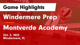 Windermere Prep  vs Montverde Academy Game Highlights - Oct. 5, 2022