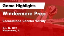 Windermere Prep  vs Cornerstone Charter Varsity Game Highlights - Oct. 12, 2022