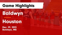 Baldwyn  vs Houston  Game Highlights - Dec. 29, 2023