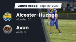 Recap: Alcester-Hudson  vs. Avon  2023