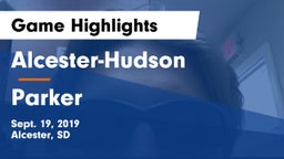 Alcester-Hudson  vs Parker  Game Highlights - Sept. 19, 2019