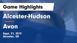 Alcester-Hudson  vs Avon  Game Highlights - Sept. 21, 2019