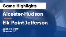 Alcester-Hudson  vs Elk Point-Jefferson  Game Highlights - Sept. 21, 2019