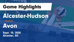 Alcester-Hudson  vs Avon  Game Highlights - Sept. 10, 2020
