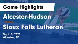 Alcester-Hudson  vs Sioux Falls Lutheran Game Highlights - Sept. 5, 2023