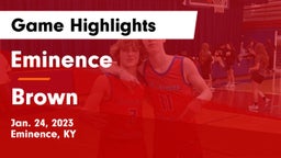 Eminence  vs Brown  Game Highlights - Jan. 24, 2023