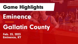 Eminence  vs Gallatin County Game Highlights - Feb. 23, 2023