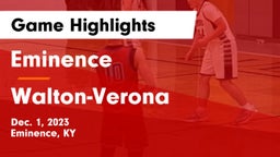 Eminence  vs Walton-Verona  Game Highlights - Dec. 1, 2023