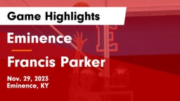 Eminence  vs Francis Parker  Game Highlights - Nov. 29, 2023
