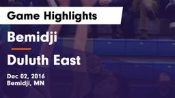 Bemidji  vs Duluth East  Game Highlights - Dec 02, 2016