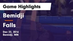 Bemidji  vs Falls  Game Highlights - Dec 22, 2016