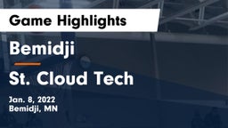 Bemidji  vs St. Cloud Tech Game Highlights - Jan. 8, 2022