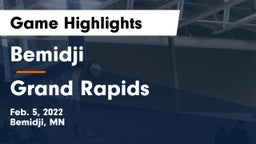 Bemidji  vs Grand Rapids  Game Highlights - Feb. 5, 2022