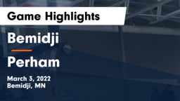 Bemidji  vs Perham  Game Highlights - March 3, 2022