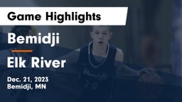 Bemidji  vs Elk River  Game Highlights - Dec. 21, 2023