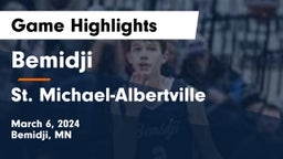 Bemidji  vs St. Michael-Albertville  Game Highlights - March 6, 2024