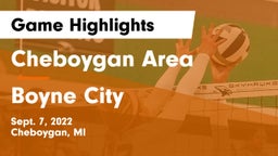 Cheboygan Area  vs Boyne City  Game Highlights - Sept. 7, 2022