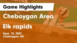 Cheboygan Area  vs Elk rapids Game Highlights - Sept. 10, 2022