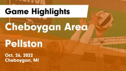 Cheboygan Area  vs Pellston  Game Highlights - Oct. 26, 2022