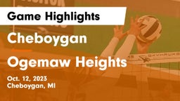 Cheboygan  vs Ogemaw Heights  Game Highlights - Oct. 12, 2023