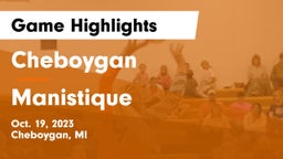 Cheboygan  vs Manistique Game Highlights - Oct. 19, 2023